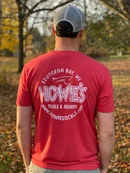 Howie's Tackle Logo T-Shirt - Vintage Red